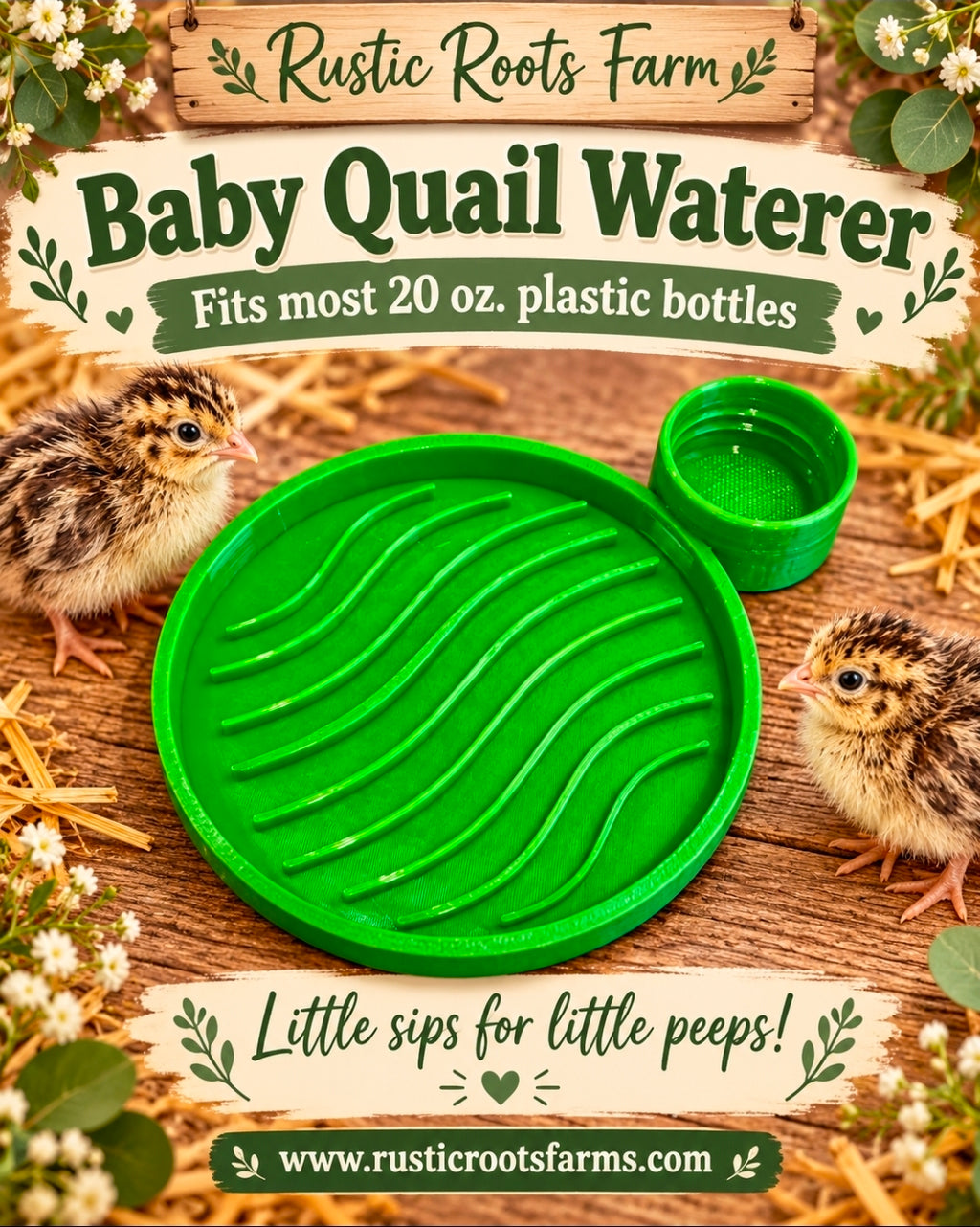 Quail/Chick watering base